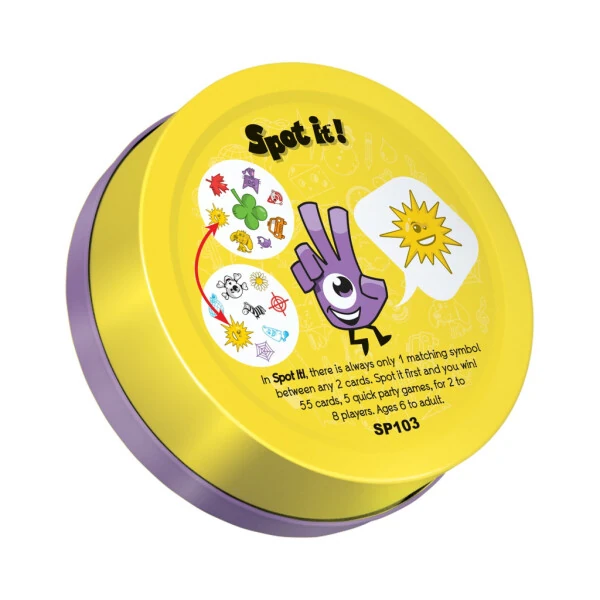 Spot It Classic Eco-Blister Family Card Game for Ages 6 and up, From Asmodee - 7