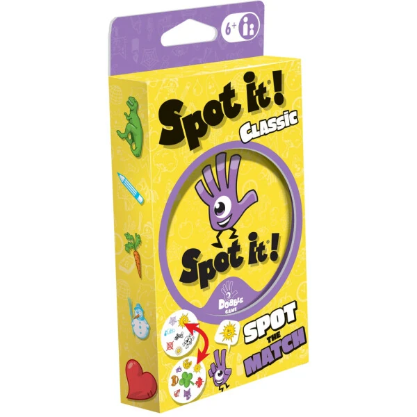 Spot It Classic Eko-Blister Oilaviy Karta O'yini, 6 yoshdan boshlab, Asmodee tomonidan - 1