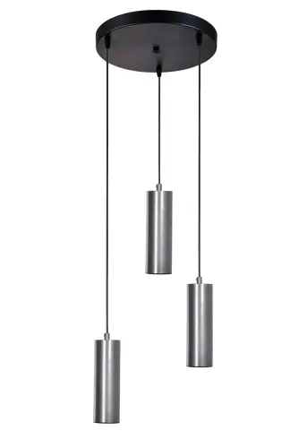 Spotline Modern Design Kitchen Dining Table Living Room Gray Color Spot 3-way Pendant Chandelier (DAYLIGHT)-Gray 