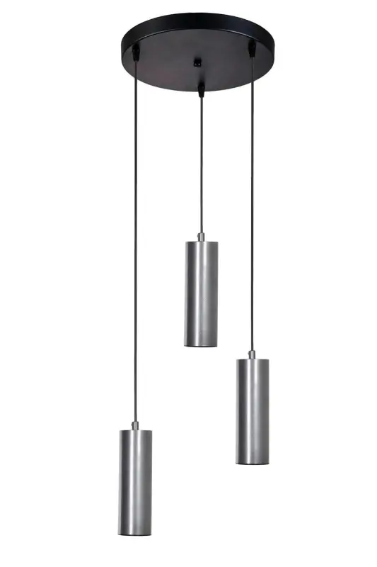 Spotline Modern Design Kitchen Dining Table Living Room Gray Color Spot 3-way Pendant Chandelier (DAYLIGHT)-Gray - MODAVIZE