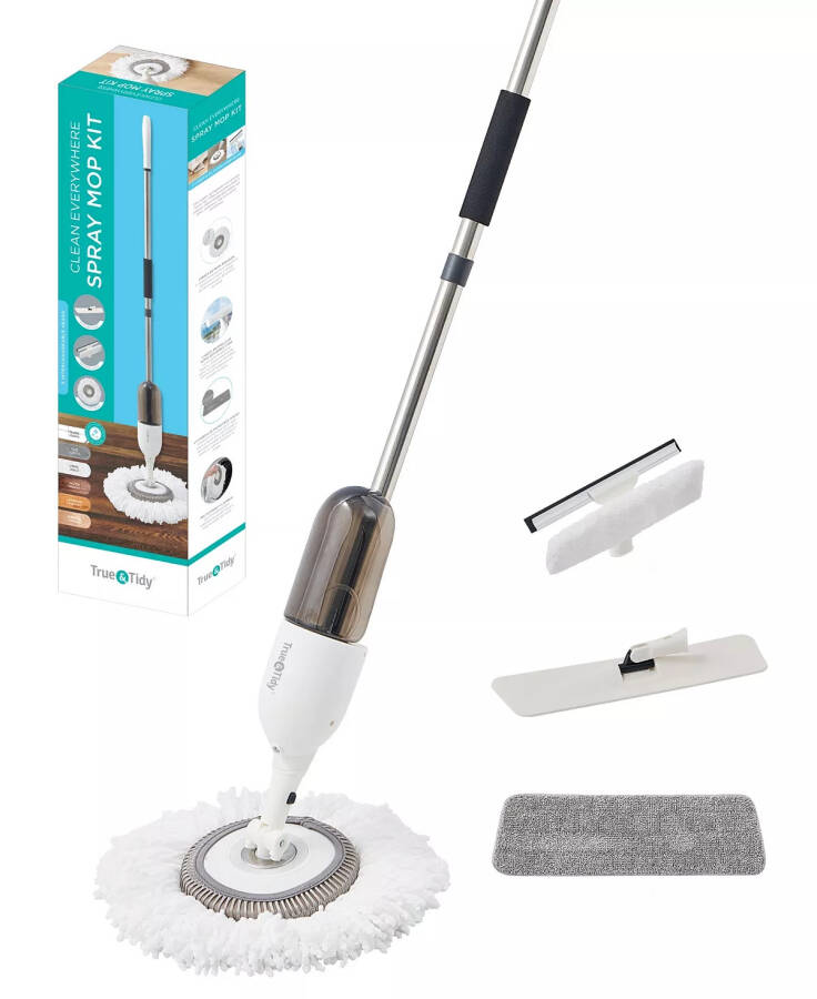 Spray-360 Clean Everywhere Spray Mop Kit White - 1