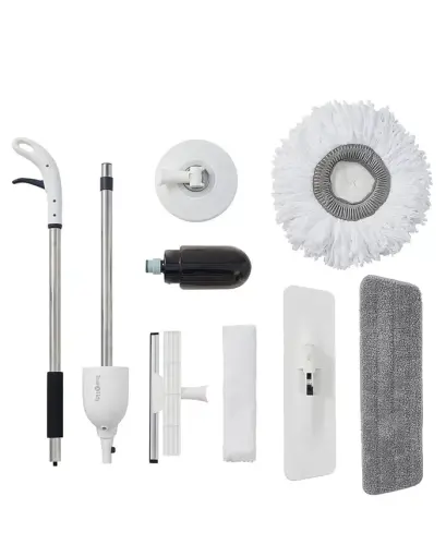 Spray-360 Clean Everywhere Spray Mop Kit-White - 3