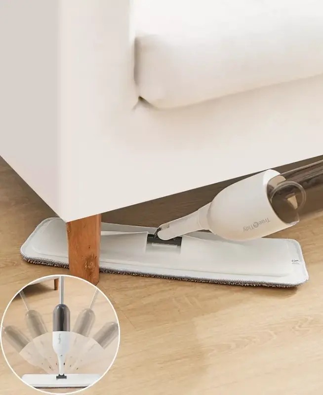 Spray-360 Clean Everywhere Spray Mop Kit-White - 5