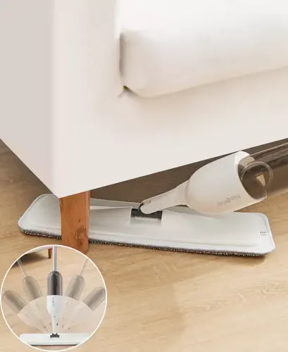 Spray-360 Clean Everywhere Spray Mop Kit - White - 5