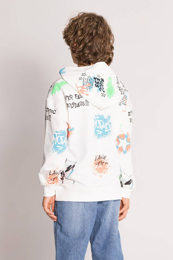 SPRAY DIGITAL PRINT QOPQONLI SWEATSHIRT - 2