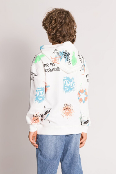 SPRAY DIGITAL PRINTED HOODIE SWEATSHIRT - 2