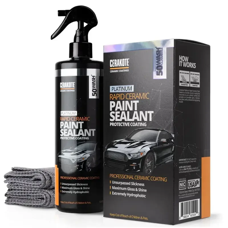 Спрей Cerakote Rapid Ceramic Paint Sealant, керамическое покрытие для автомобилей, 12 жидких унций - 8