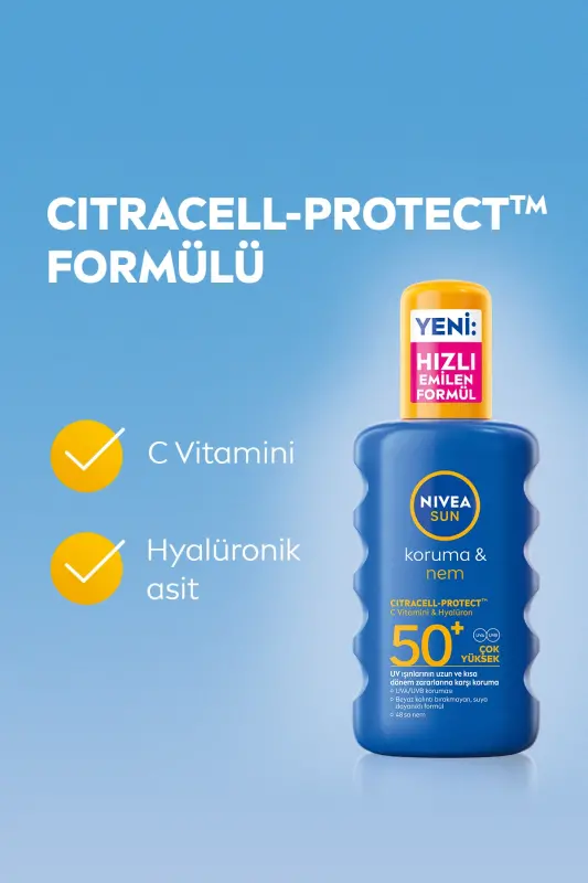 Спрей для защиты от солнца и увлажнения 200 мл, Spf50, водостойкий, защита от UVA/UVB - 4