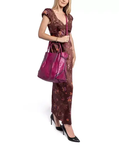 Sprout Land o'ta katta charm tote sumka - Orxideya - 5