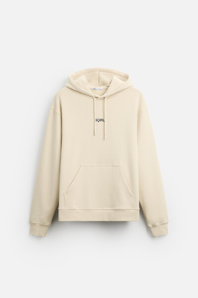 SQIRL Graphic Hoodie - Ecru - 7