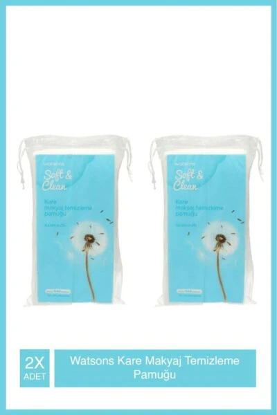 Square Makeup Remover Pads 150 60 Pieces X2 Pack - WATSONS