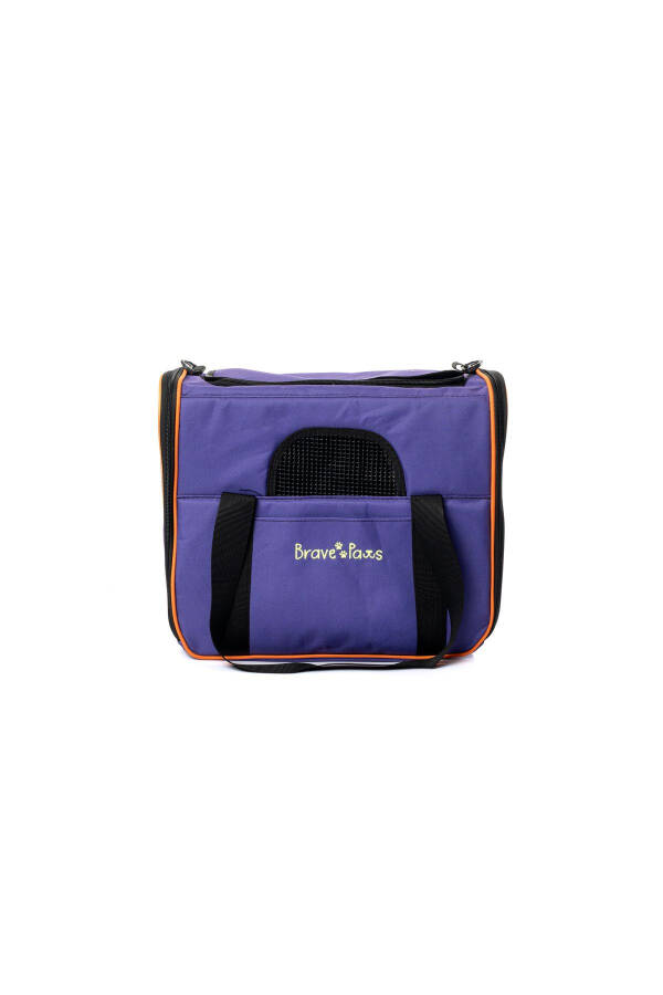 SQUARE MODEL TEAR-PROOF PLASTIC MESH CAT AND DOG CARRYING BAG - 1