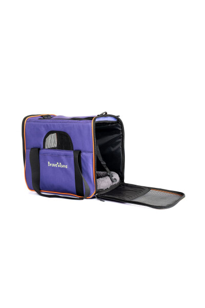 SQUARE MODEL TEAR-PROOF PLASTIC MESH CAT AND DOG CARRYING BAG - 2