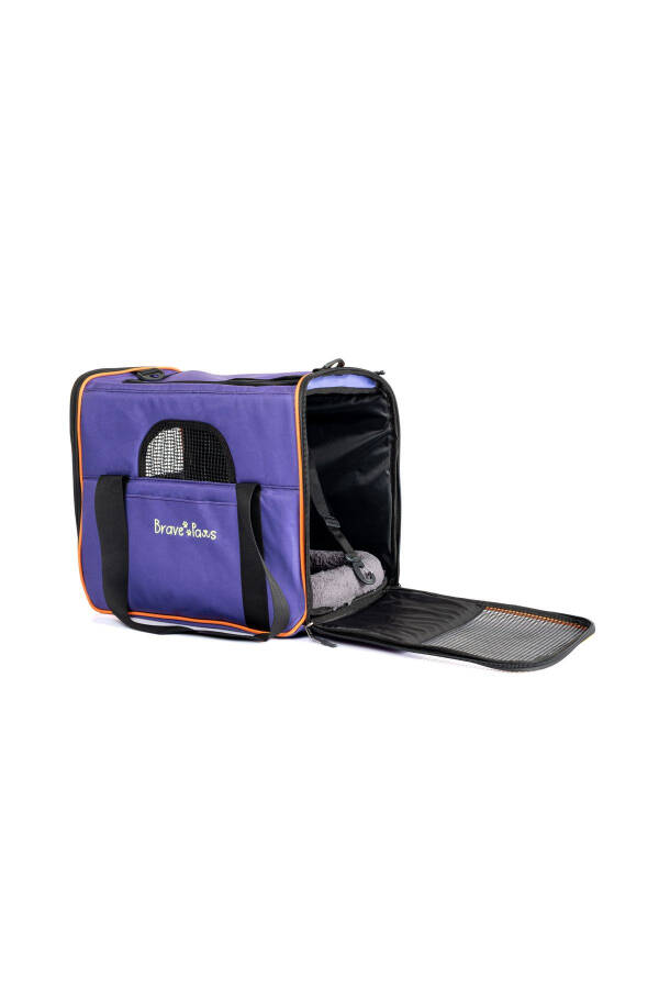 SQUARE MODEL TEAR-PROOF PLASTIC MESH CAT AND DOG CARRYING BAG - 2
