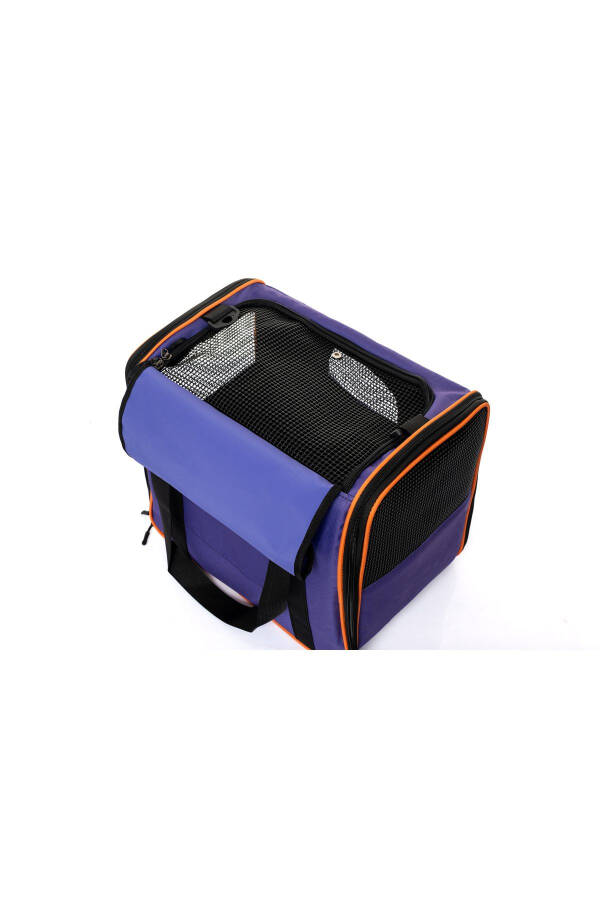 SQUARE MODEL TEAR-PROOF PLASTIC MESH CAT AND DOG CARRYING BAG - 3