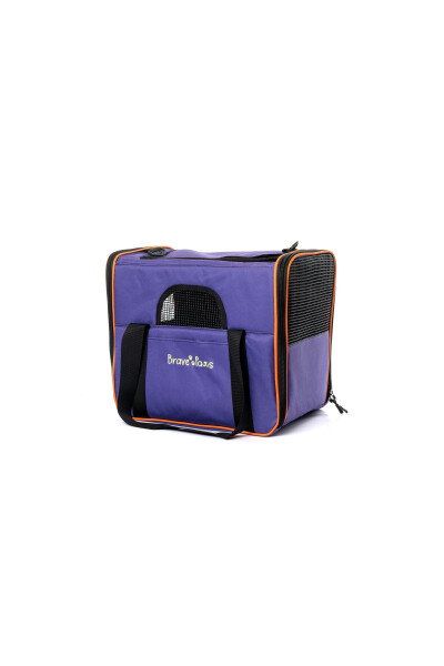 SQUARE MODEL TEAR-PROOF PLASTIC MESH CAT AND DOG CARRYING BAG - 6