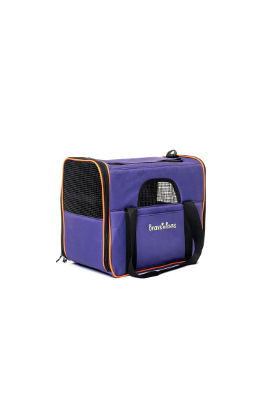 SQUARE MODEL TEAR-PROOF PLASTIC MESH CAT AND DOG CARRYING BAG - 7