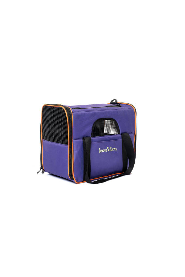 SQUARE MODEL TEAR-PROOF PLASTIC MESH CAT AND DOG CARRYING BAG - 7