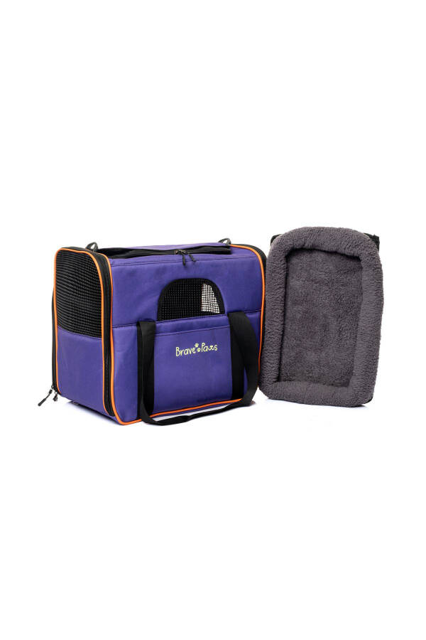 SQUARE MODEL TEAR-PROOF PLASTIC MESH CAT AND DOG CARRYING BAG - 8
