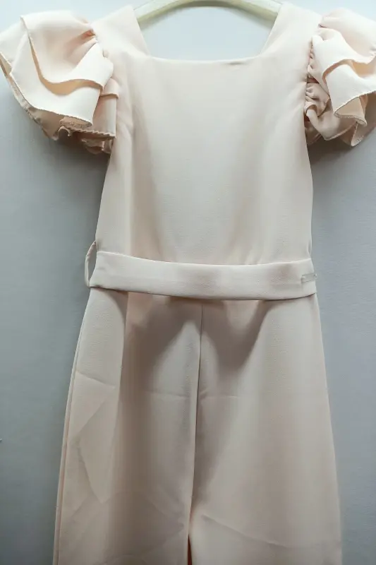 SQUARE NECK JUMPSUIT-POWDER - 4