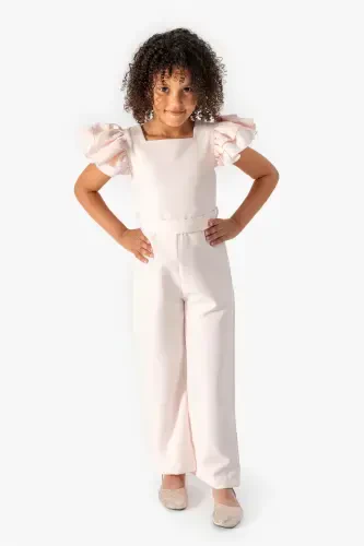 SQUARE NECK JUMPSUIT-ROSE - 1