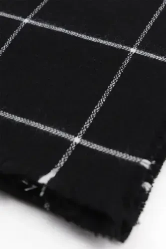 Square Patterned Shawl Shawl2019-a4 - 6