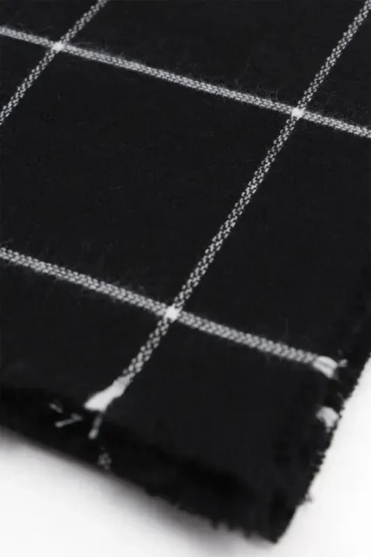 Square Patterned Shawl Shawl2019-a4 - 6