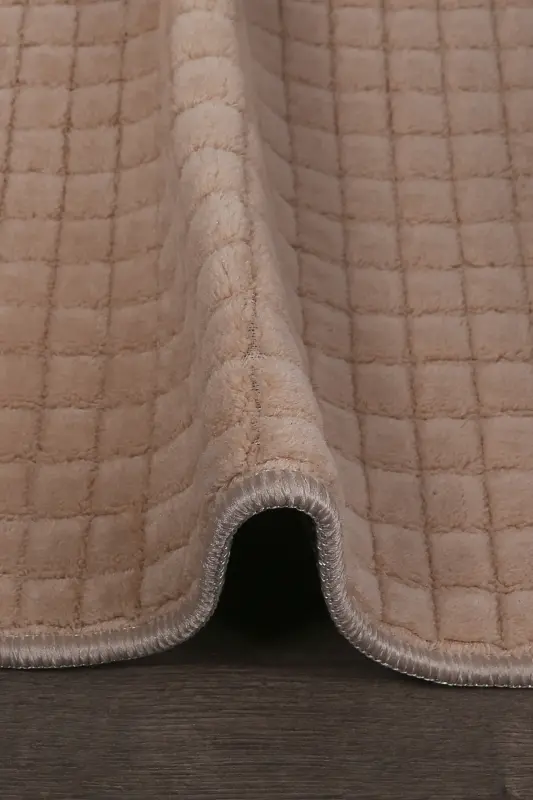 Square Plus Mink 80x150+50x80 Large Size Bath Mat Set Non-Slip Washable Toilet Seat Cover Set-Coffee - 5