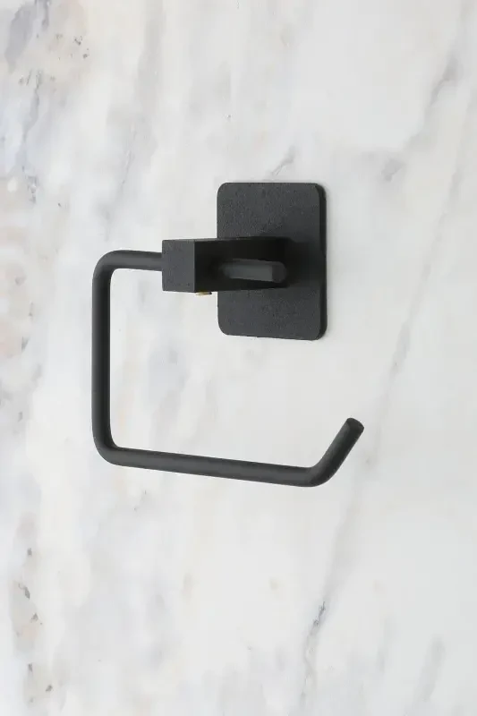Square Series Adhesive Long Towel Toilet Paper Holder - EVINA