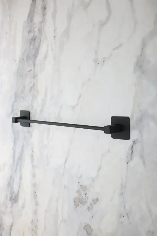 Square Series Adhesive Long Towel Toilet Paper Holder - 5