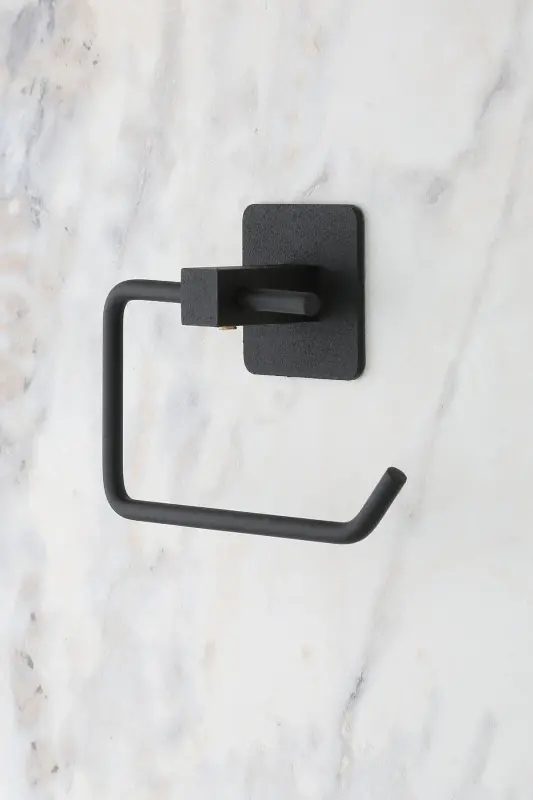 Square Series Adhesive Long Towel Toilet Paper Holder - EVINA