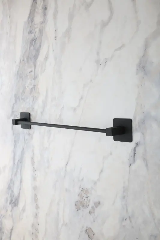 Square Series Adhesive Long Towel Toilet Paper Holder - 6
