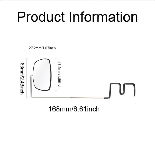 SquEqu Bike Mirror Cycling Glasses Mount Rear View Mirror Bicycle Rearview Mirrors Adjustable Wide Angle Back View for Mountain Road Riding Sunglasses Shortsighted Myopia Glasses - SquEqu (1)