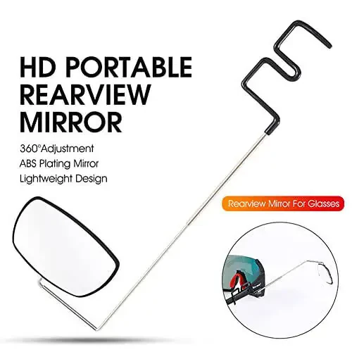 SquEqu Velosiped Ko'zgusi Velosiped Ko'zoynaklar Ulag'i Orqa Ko'rinishi Ko'zgusi Velosiped Orqa Ko'rinishi Ko'zgulari Sozlanadigan Keng Burchak Orqa Ko'rinishi Tog' Yo'lida Yurish Ko'zoynaklari Qisqa Ko'rishli Miyop Ko'zoynaklar - 3