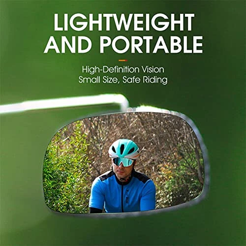 SquEqu Velosiped Ko'zgusi Velosiped Ko'zoynaklar Ulag'i Orqa Ko'rinishi Ko'zgusi Velosiped Orqa Ko'rinishi Ko'zgulari Sozlanadigan Keng Burchak Orqa Ko'rinishi Tog' Yo'lida Yurish Ko'zoynaklari Qisqa Ko'rishli Miyop Ko'zoynaklar - 4