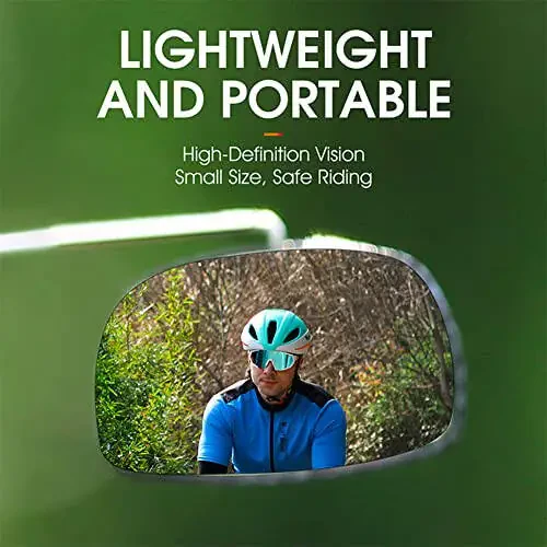 SquEqu Velosiped Ko'zgusi Velosiped Ko'zoynaklar Ulag'i Orqa Ko'rinishi Ko'zgusi Velosiped Orqa Ko'rinishi Ko'zgulari Sozlanadigan Keng Burchak Orqa Ko'rinishi Tog' Yo'lida Yurish Ko'zoynaklari Qisqa Ko'rishli Miyop Ko'zoynaklar - 4