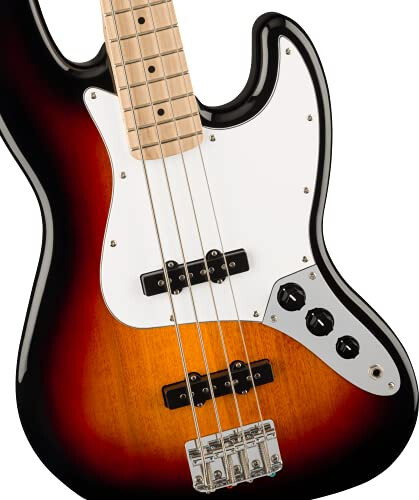 Squier Affinity Series Jazz Bass, 3 Renkli Sunburst, Akçaağaç Klavye - 3