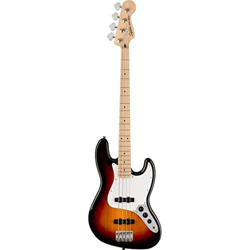 Squier Affinity Series Jazz Bass, 3 Renkli Sunburst, Akçaağaç Klavye - 4