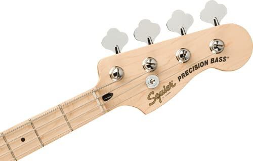 Squier Affinity Series Precision Bass, Олимпийский белый, Кленовая накладка грифа - 5