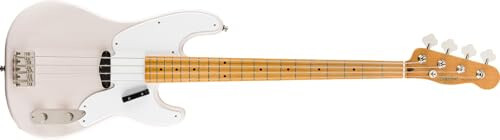 Squier Classic Vibe 50s Precision Bass, White Blonde, Akçaağaç Perde Tahtası - 1