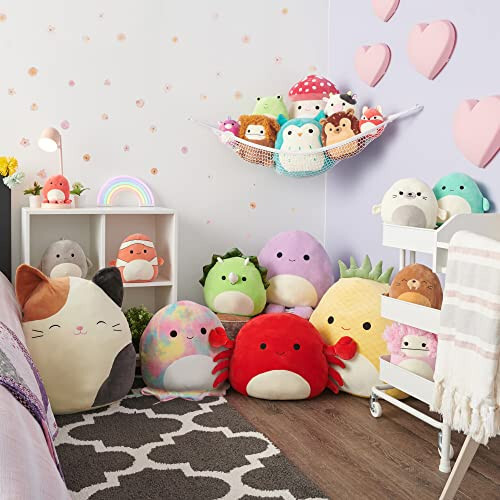 Squishmallows Официальный Kellytoy 8-дюймовый плюшевый набор загадок - стили будут варьироваться в подарочной коробке, в которой есть три 8-дюймовых плюшевых игрушки - 43