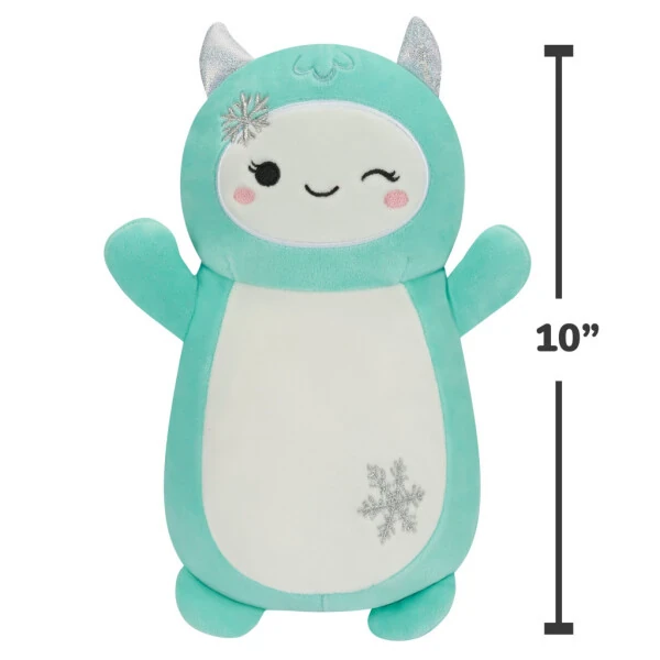 SquisModazone allows Official Plush 10 inch Teal Yeti Hugmee - Child's Ultra Soft Stuffed Toy - SQUISHMALLOWS