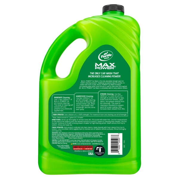 Средство для мытья автомобилей Turtle Wax 50597 Max-Power с тремя уровнями очистки, 100 унций - 8