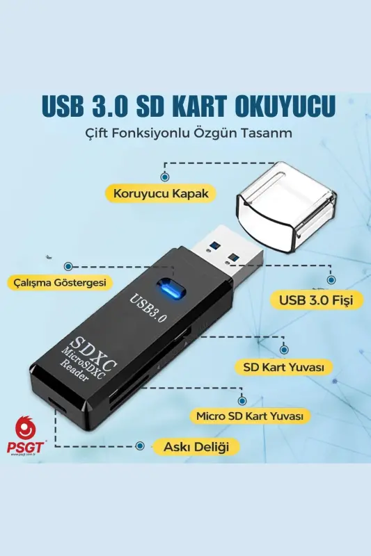 Srf-6909 Sl-u306 Usb 3.0 Multi Card Reader - 2