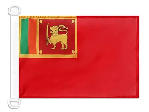 Sri Lanka Civil Ensign NAUTICAL Flag 18'' x 12'' - Sri Lankan merchant flags 30 x 45 cm. - Banner 12x18 in for boat - AZ FLAG - 1
