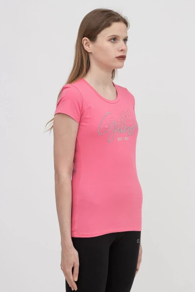 Ss Cn Chloe Tee Women's Crew Neck T-shirt - GUESS (1)