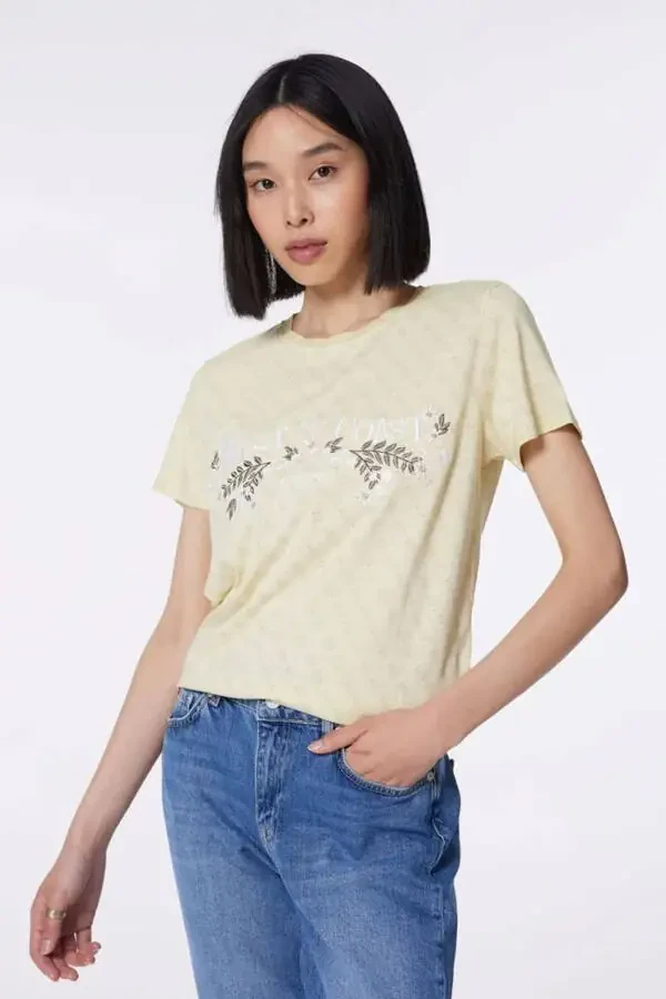 Ss West Cotton Regular Fit T Shirt W4GI48K9RM1 - 1