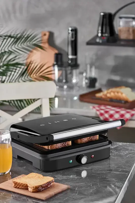 Ssm-2571 Siyah 2000 W Tost Makinesi-siyah - 3