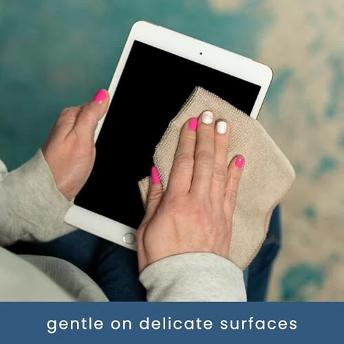 S&T INC. 50 шт. Микрофибровые салфетки, полотенца для дома, многоразовые полотенца для автомобилей, тряпки для уборки, нейтральный коралловый, 11,5 дюймов x 11,5 дюймов, 50 шт. - 3