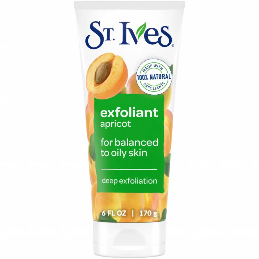 St. Ives Fresh Skin Yüz terisi Tozalagich, Kayısı Yüz terisi Tozalagich 6 untsiya - 1